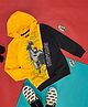 Pantaloons Junior Cotton Knit DC Comics Featuring Full Sleeves Batman Printed Light Winter Hoodie - Mustard
