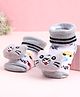 Cute Walk by Babyhug Sock Shoes With Animal Applique - Multicolour
