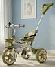 BAYBEE Kiddie Baby Cycle for Kids | Tricycle with Adjustable Parental Handle, Safety Belt & Nonslip Pedals | Kids Cycles with Dual Storage Baskets & Footrest, Baby Cycle 2 to 5 Years Boy Girl (Green)