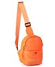 KIDLINGSS Cool Boy Text Designed Cross Body Sling Bag - Orange