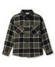 Tales & Stories Cotton Woven Full Sleeves Checked Shirt - Green