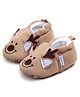 KIDLINGSS Reindeer Embroidered Slip On Booties - Brown
