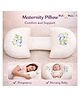 NeonateCare Maternity Pillow/Dual Pregnancy Wedge Pillows for Back & Belly Support - Cream