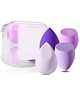 Gleva 4Pcs Beauty Blender Sponge Set, Blending Puff For Beauty Blender Makeup Applicator For Girls, Women (Purple)