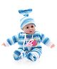 ToyMark Happy Baby Doll Dark Blue - Height 38 cm