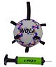 WASAN WOLA Multi Tab Dog Ball for Small/Young Dogs I Suitable for Indoor & Outdoor Play I Interactive with Grab Tabs I Diameter 15 Cm, Pump Included
