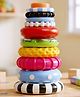 Play Nation 10 Colorful & Textured Stacking Rings| Easy to Grip & Hold| Educational Stack-Up Toy| Bath Friendly Rings| Develops Fine Motor Skills & Hand-eye Coordination| BIS Certified| 5 Months+