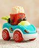 Play Nation Premium Push and Go Musical Funny Food Car Toy| Mr Fries Character Vehicle| Learning Activity for Imagination, Role-playing & Curiosity|Develops Hand-Eye Coordination| Gift Option 3+ Years