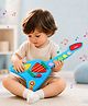 Babyhug Musical Guitar Toy with Lights| Battery Operated Multi-Functional Music Toy| Interactive Sound & Light Play| Easy to Play| BIS Certified| Gift for 12+ Months Boys & Girls| Interactive Play