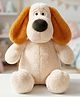 Play Nation Height 45 cm Big Nose Puppy Soft Toy - Beige| Plush Dog with Floppy Ears| Ultra-Soft & Cuddly| Durable Stitching | Ideal Gift for Kids| Huggable Animal Companion| Home & Car Decor