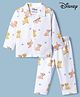 Babyoye Disney Single Jersey Knit Full Sleeves Co-Ord Shirt & Pyjama Night-Suit With Lion King Graphics - White