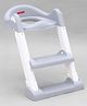 Babyhug Ladder Potty Seat - Grey White| Comfortable & Secure Training Seat| Anti-Slip Base| Easy to Clean| Lightweight Design| Easy to Assemble| Fits All Regular Commodes