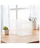 STOR Stackable Polypropylene Storage Bin 6.58L | Ideal for Home & Office | Frosted White