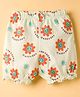 Tango Single Jersey Knit Floral Printed Bloomer - Light Green