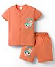 Tango Single Jersey Half sleeves Shorts Sets Orange 3-6m Boys