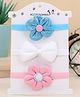SYGA Set Of 3 Bow & Floral  Detailed Headbands - Multi Color