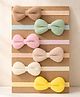SYGA Set Of 6  Bow Detailed Headbands - Multi Color