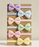 SYGA Set Of 6  Bow Detailed Headbands - Multi Color