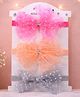 SYGA Set Of 3 Bow Applique  Detailed Headbands - Multi Color
