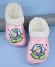 Yellow Bee Disney Toy Story Featuring Buzz Lightyear Applique & Plush Line Detailed Perforated Clogs - Pink