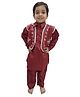 BookMyCostume Full Sleeves Traditional Kashmiri Fancy Dress Costume Set - Maroon
