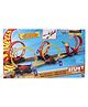 Hot Wheels Action Gravity Drop Track Set Loop & Jump Track with 1:64 Die-Cast Car - Multicolor