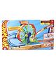 Hot Wheels Rapid Launch & Loop Playset with 1:64 Scale Die-Cast Toy Car, Crash & Track Set - Multicolor