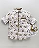 TONYBOY Cotton Woven Full Sleeves Leaves & Floral Printed Shirt - Khaki