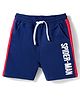 Honeyhap Marvel Terry Knit Knee Length Shorts With Spider-Man Graphics - Navy Blue