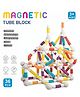 ADKD 36 Pcs Magnetic Pop Tube Block STEM Building Toy  Creative Construction Learning Set for Kids 3+ Years