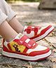 Pine Kids Marvel Velcro Closure Casual Shoes With Spider-Man Graphics - Red
