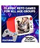 Sanjary Retro Mini Game Console with 700 Plus Built In Classic Games TV Style Screen Wired Controller Fun Family Entertainment System color design may vary