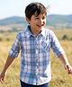 Pine Kids Cotton Woven Full Sleeves Checks Shirt - Multicolor