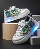FEETWELL SHOES Space Theme Designed Velcro Closure LED Shoes - Grey