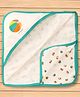 Doreme Interlock Knit Ball Printed Hooded Towel L 81 x B 81 cm - Green