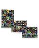 QIPS Kids Character Printed Document File & Folder Set (Set of 3)