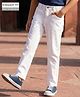 Arias Cotton Elastane Woven Solid Color Relaxed Fit Jeans - White