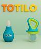 Totilo Baby Nose Cleaner + Fruit Nibbler Feeder Combo | Safe & BPA Free- Blue & Green
