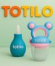 Totilo Baby Nose Cleaner + Fruit Nibbler Feeder Combo | Safe & BPA Free- Blue & Blue