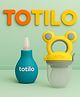 Totilo Baby Nose Cleaner + Fruit Nibbler Feeder Combo | Safe & BPA Free- Blue & Yellow