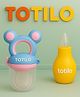 Totilo Baby Nose Cleaner + Fruit Nibbler Feeder Combo | Safe & BPA Free- Yellow & Blue