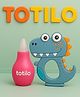 Totilo Baby Nose Sucker & Baby Teether Combo | Safe Nasal Aspirator + BPA-Free Teething Toy for Newborns & Infants- Pink & Blue