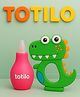 Totilo Baby Nose Sucker & Baby Teether Combo | Safe Nasal Aspirator + BPA-Free Teething Toy for Newborns & Infants- Pink & Green