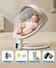 StarAndDaisy Swing Rocker for Baby with Automatic 5 Level Swing Infant and Toddler Rocking Chair with 3 Level Adjustable Backrest Baby Rocker with Remote Control White