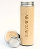 Kind of Earthy Bamboo Stainless Steel Bottle 500 ml Brown