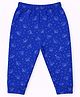 Sportking Knit Bear Printed Thermal Pant - Blue