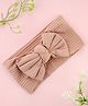 KIDLINGSS Stripes Detailed Bow Headband - Brown