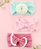 KIDLINGSS Set Of 3 Bow Applique Detailed Headbands - Multi Colour
