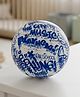 Soft Scented Play Ball with Printed Design - 6 Inch - Blue| Lightweight Kids Toy| Safe Soft Material| Indoor & Outdoor| Improves Hand-Eye Coordination| Enhances Motor Skills & Active Play