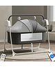 Infantso Smart Electric Baby Cradle Swing - Bluetooth & Remote Control, Customizable Swing Time,Adjustable 5-Speeds, Automatic Swing Cradle Palna/Jhula -Dark Grey